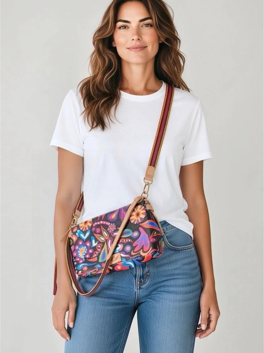 Consuela Amelie Midtown Crossbody Multicolor Bag